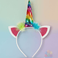 Cintillos Unicornio Fieltro Cuerno y Orejas con Glitter - Miniatura 5