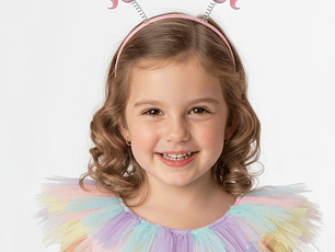 Cintillo Unicornio Doble Glitter con Movimiento