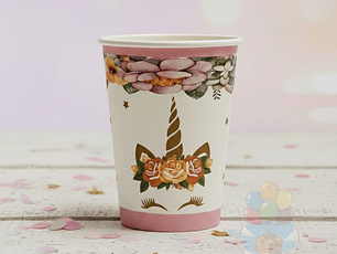 Vaso Cartón Unicornio