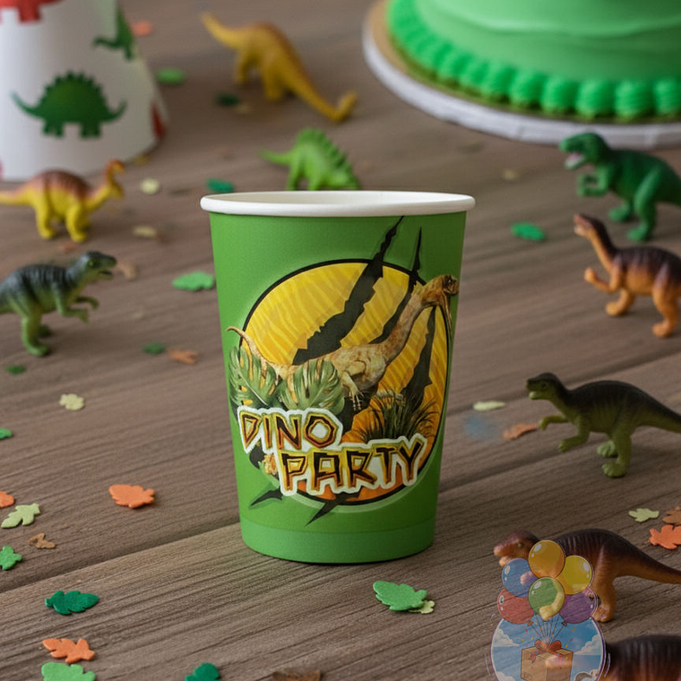 Vaso Cartón Dinosaurio 1