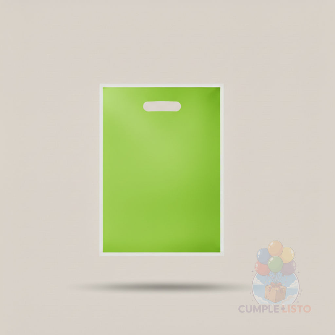 10 Bolsas Plástico Lisas Colores Vibrantes para Dulces 5