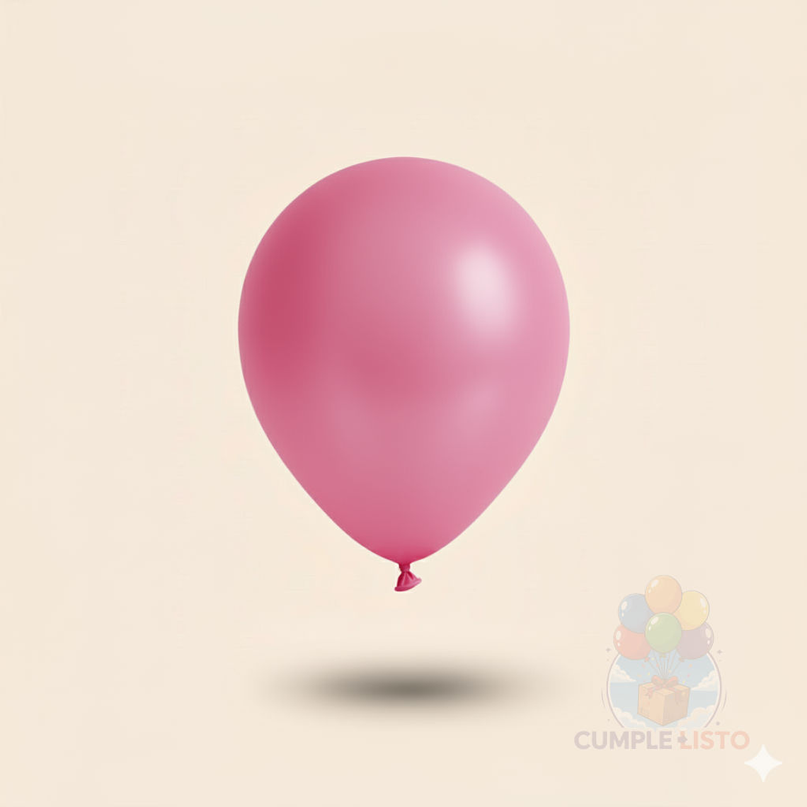 25 Globos Látex Lisos Rosado R9 (23 cm) 1