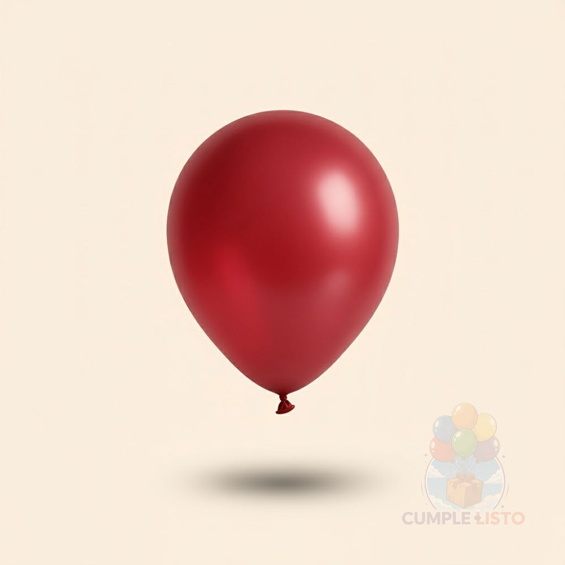 25 Globos Látex Lisos Rojo R9 (23 cm) 1