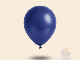 25 Globos Látex Lisos Azul R9 (23 cm)