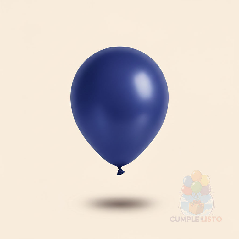 25 Globos Látex Lisos Azul R9 (23 cm) 1