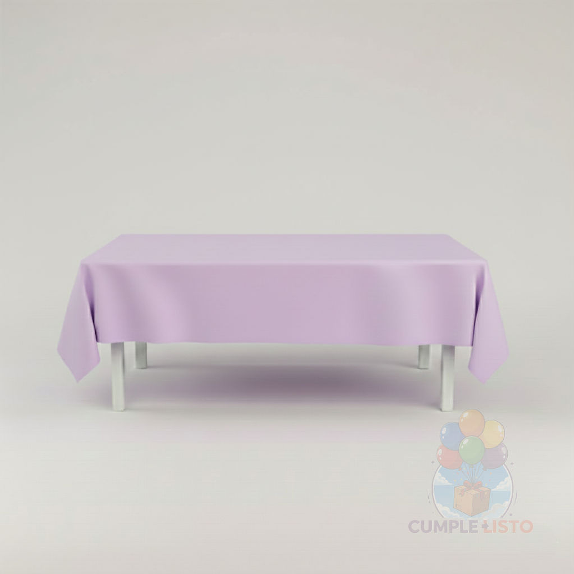 Mantel Liso Lila Rectangular Grande 137x247 cm 1