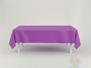 Mantel Liso Morado Rectangular Grande 137x247 cm