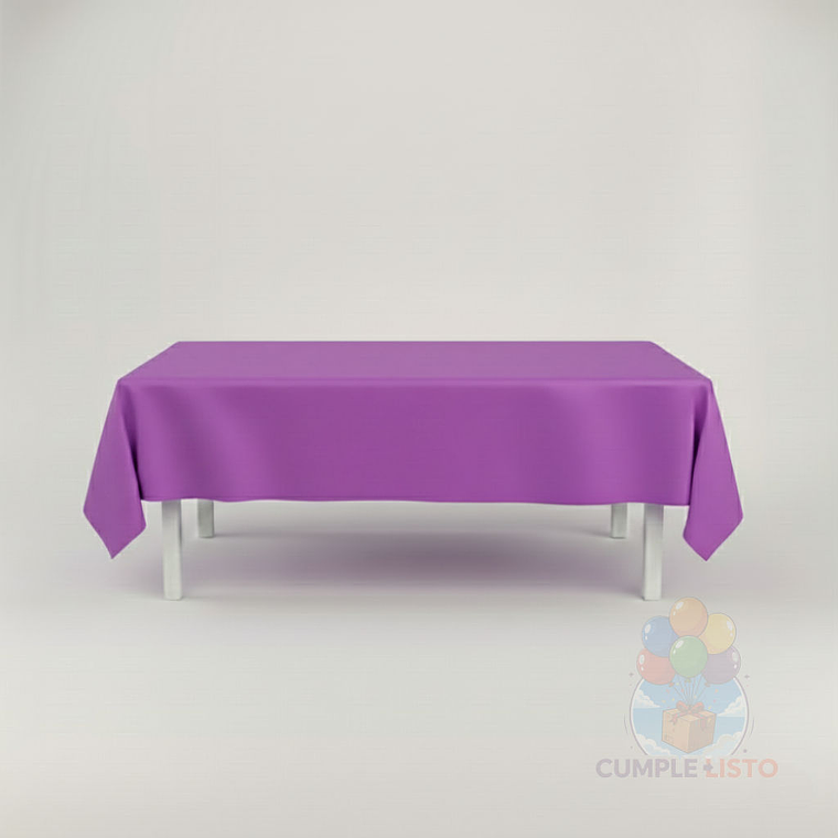 Mantel Liso Morado Rectangular Grande 137x247 cm 1