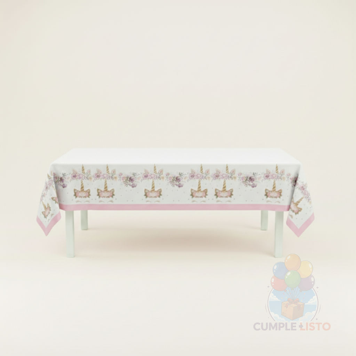 Mantel Plástico Unicornio 1