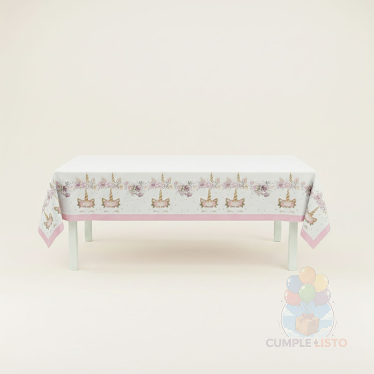 Mantel Plástico Unicornio 1