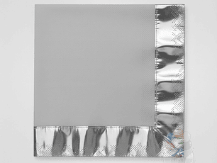 12 Servilletas Papel Plateado Metalizadas (33x33cm)