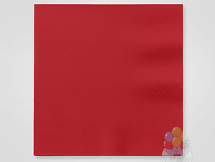 Servilletas de Papel Rojo 20 Unidades 33 x 33 cm