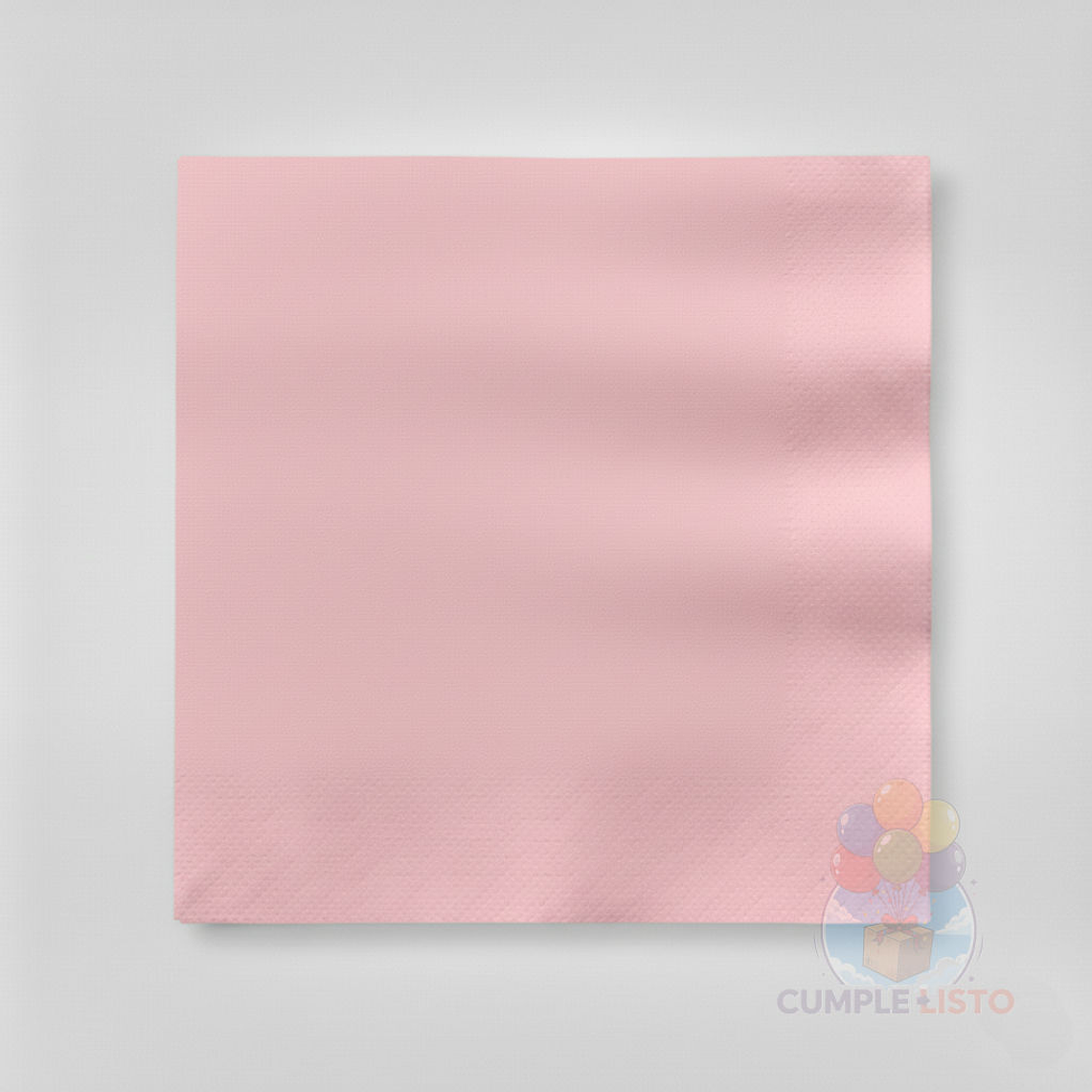 Servilletas de Papel Rosado 20 Unidades 33 x 33 cm 1