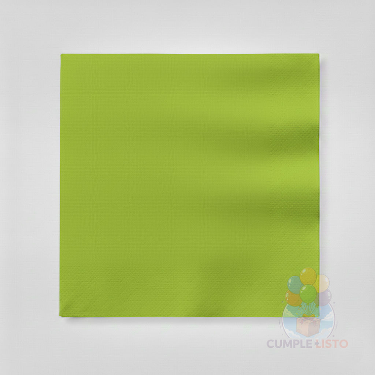 Servilletas de Papel Verde Lima 20 Unidades 33 x 33 cm 1