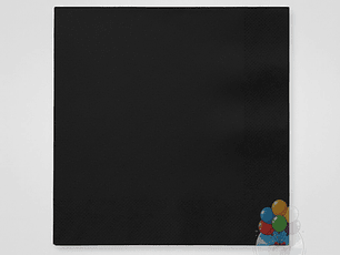 Servilletas de Papel Negro 20 Unidades 33 x 33 cm