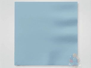 Servilletas de Papel Celeste 20 Unidades 33 x 33 cm