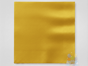 Servilletas de Papel Dorado 20 Unidades 25 x 25 cm