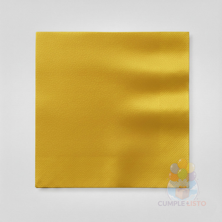 Servilletas de Papel Dorado 20 Unidades 25 x 25 cm 1