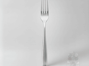 12 Tenedores Plásticos Metalizados Plateado Premium