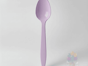20 Cucharas Plásticas Lila