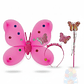 Set Disfraz Mariposa Infantil: Alas, Varita y Cintillo - Miniatura 4