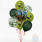 Bouquet 7 Globos Látex Dinosaurio para Fiesta - Miniatura 2