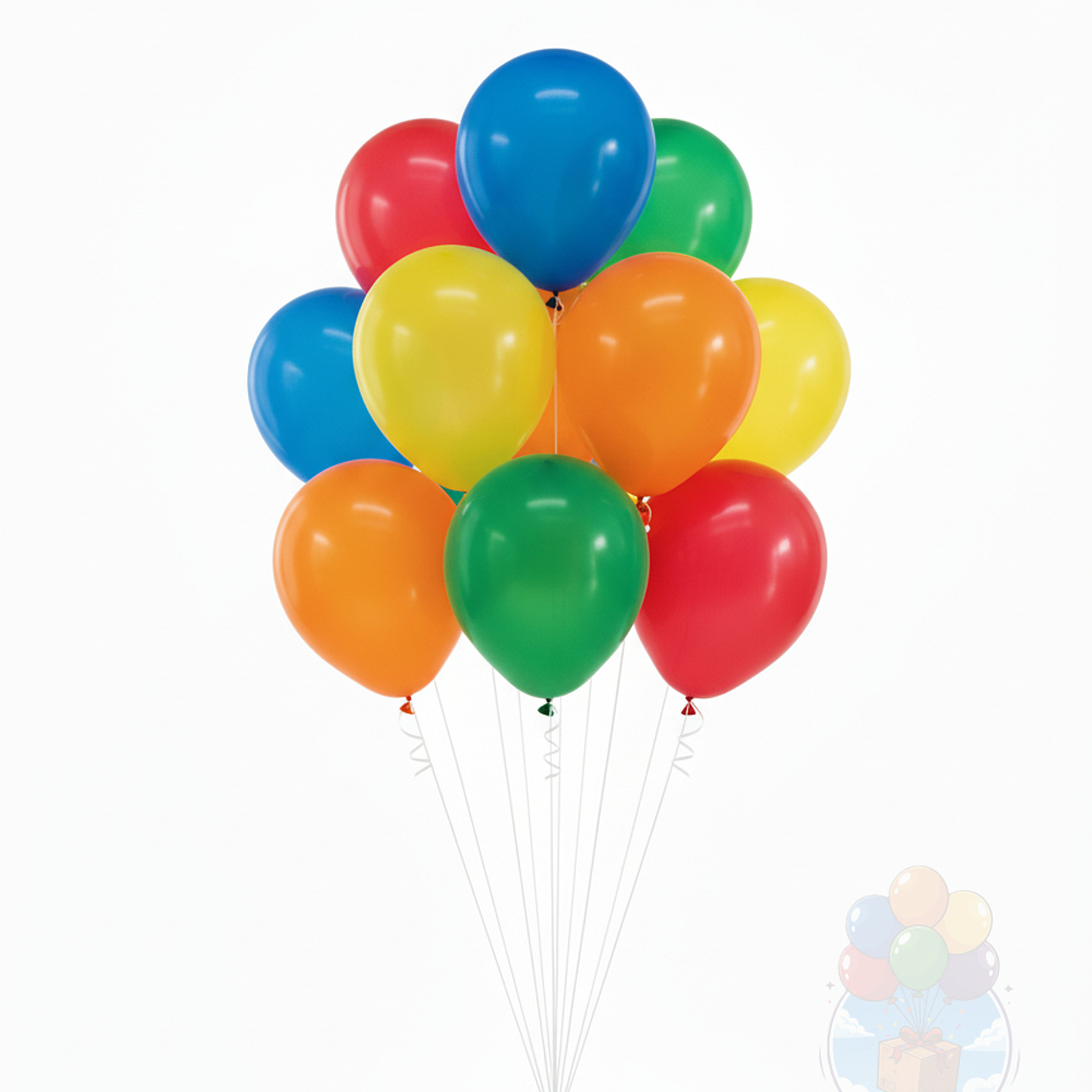 25 Globos Látex Lisos Colores Surtidos (23 cm) 2