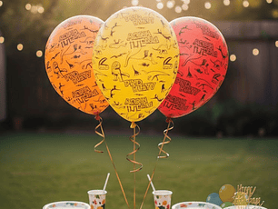 12 Globos Látex Dinosaurio Surtidos para Fiesta