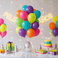 25 Globos Látex Color Neón (23 cm) para Fiestas - Miniatura 1