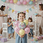 Set Bouquet Unicornio (7 Globos Premium + Varilla) - Miniatura 1