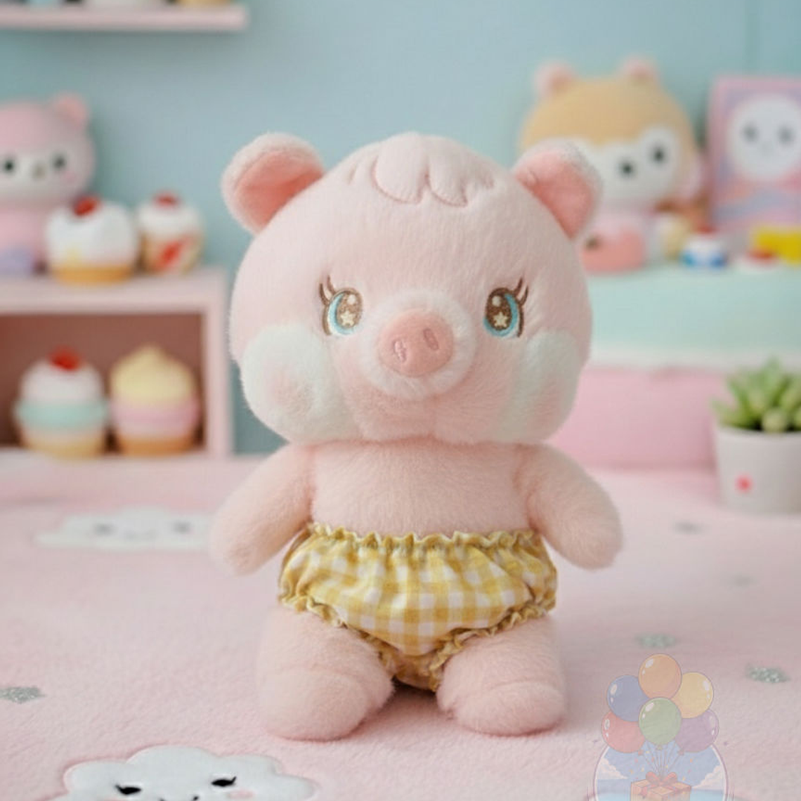 Peluche Chanchito Kawaii Suave y Tierno (23 cm) 1