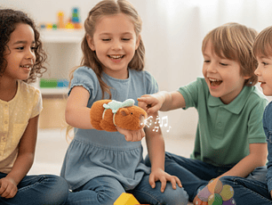 Pulsera Capibara Peluche Suave c/Luz y Sonido