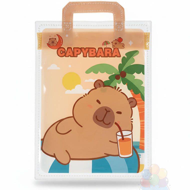 Set Utiles Capibara (Libreta, Goma, Lápices, Sacapuntas) 2