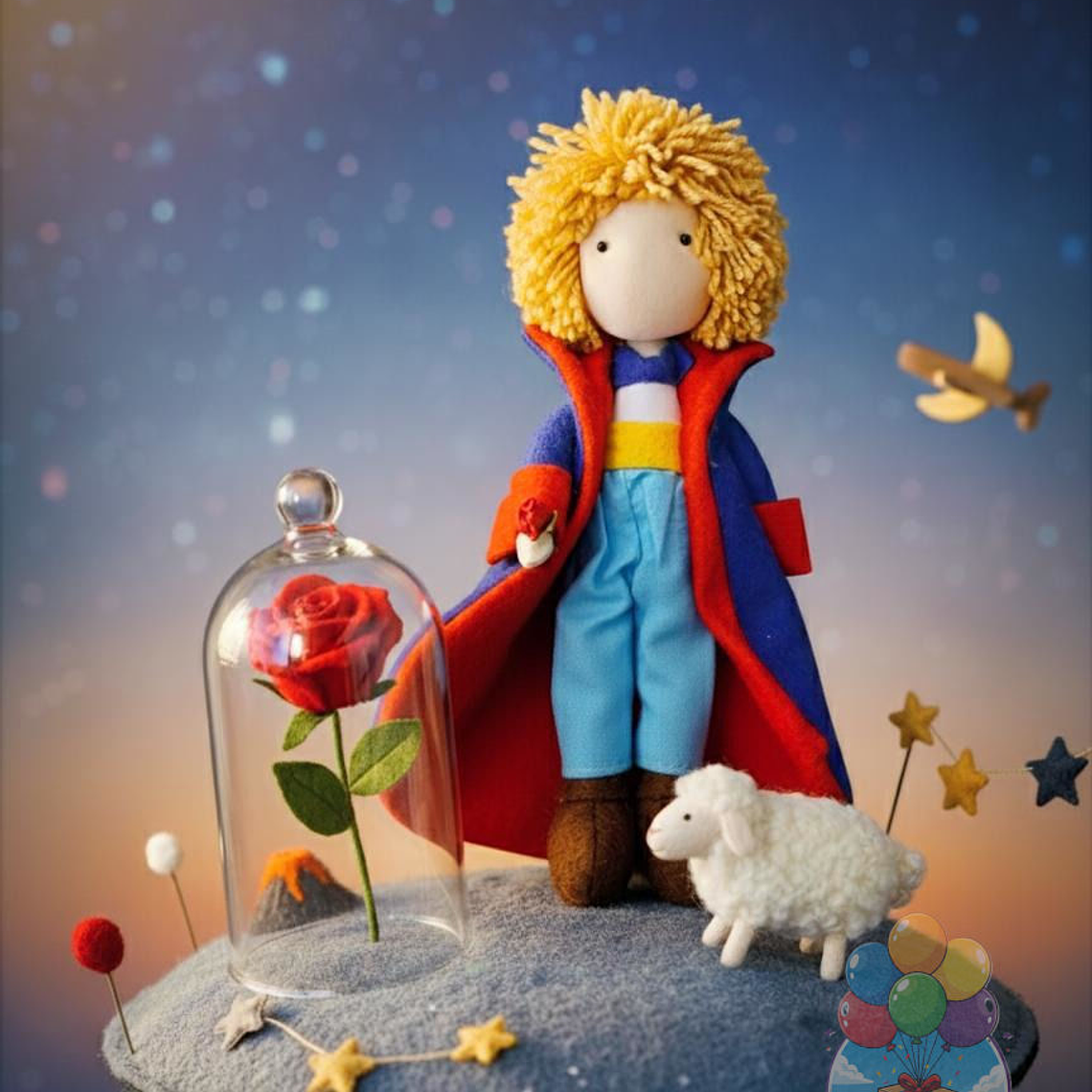 Muñeco El Principito de Tela - Tierno Detalle para Regalar 1