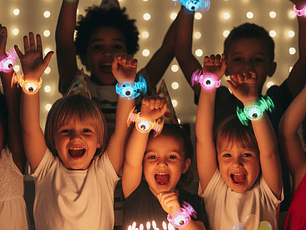 Pulseras Led Spinner colores surtidos