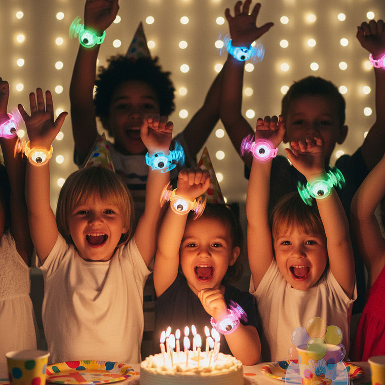 Pulseras Led Spinner colores surtidos 1