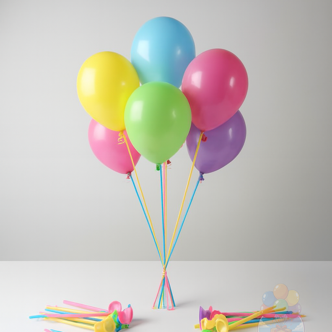 Varillas Porta Globos Surtidos (10 Unidades) 1