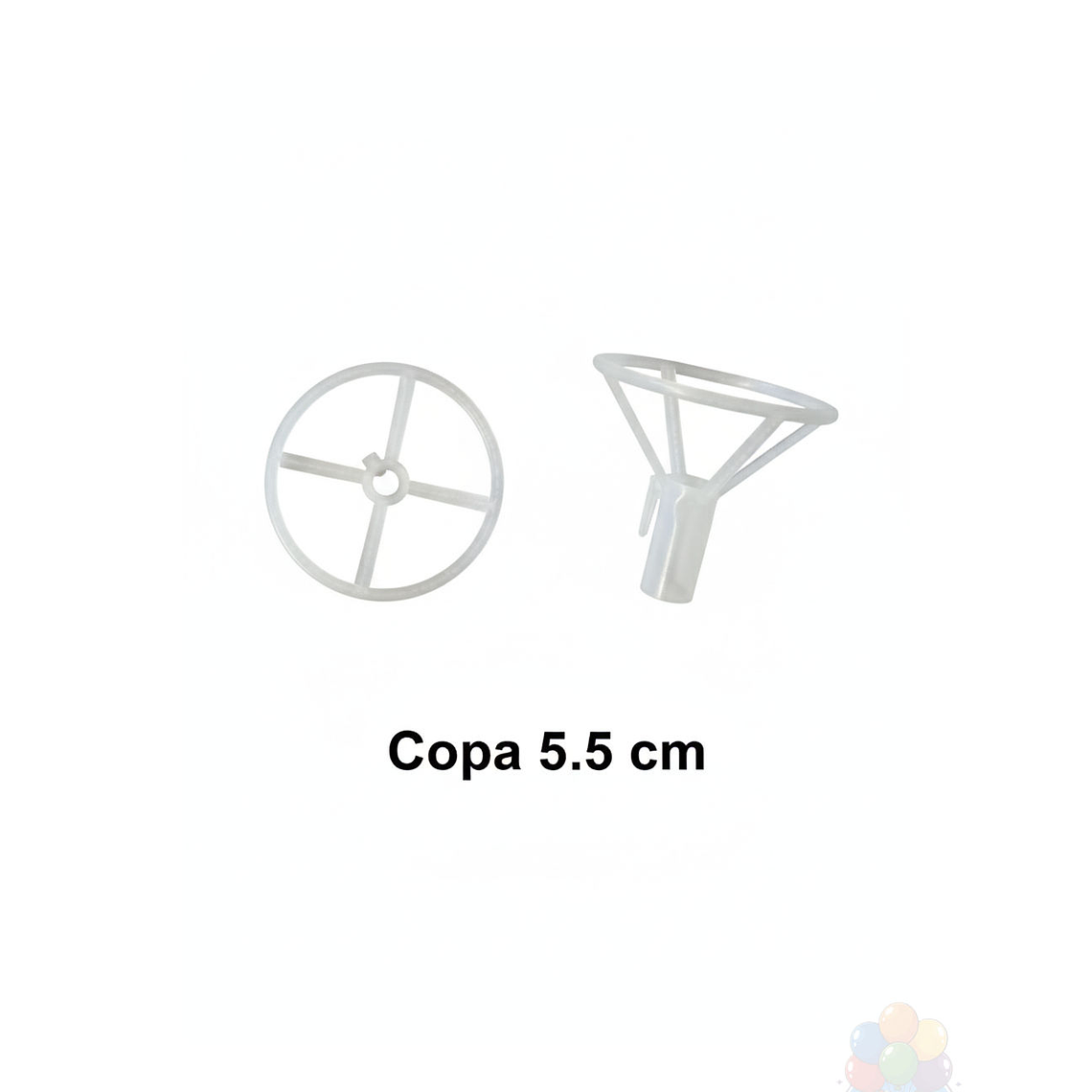 Pedestal Porta Globos 130cm Base Agua 7 Varillas 7