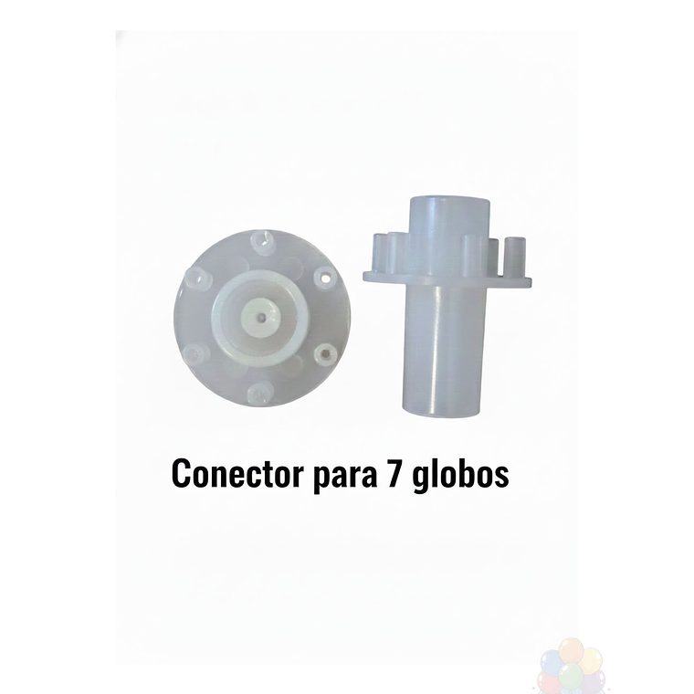 Pedestal Porta Globos 130cm Base Agua 7 Varillas 9