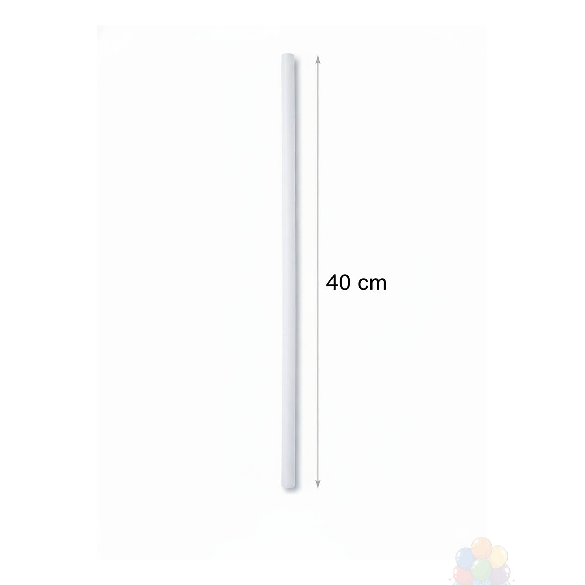 Varillas Porta globos x 3 con Base Flor  2