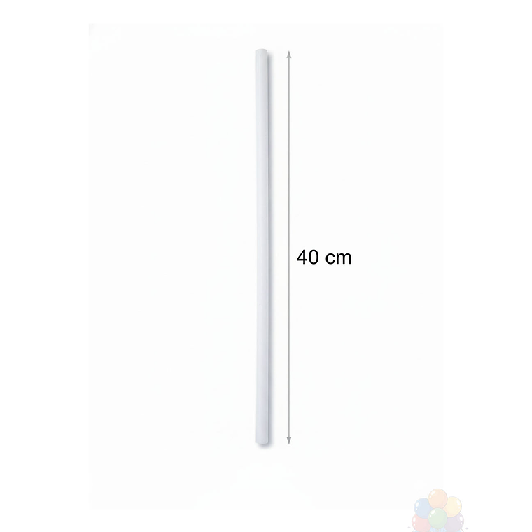 Varillas Porta globos x 3 con Base Flor  2