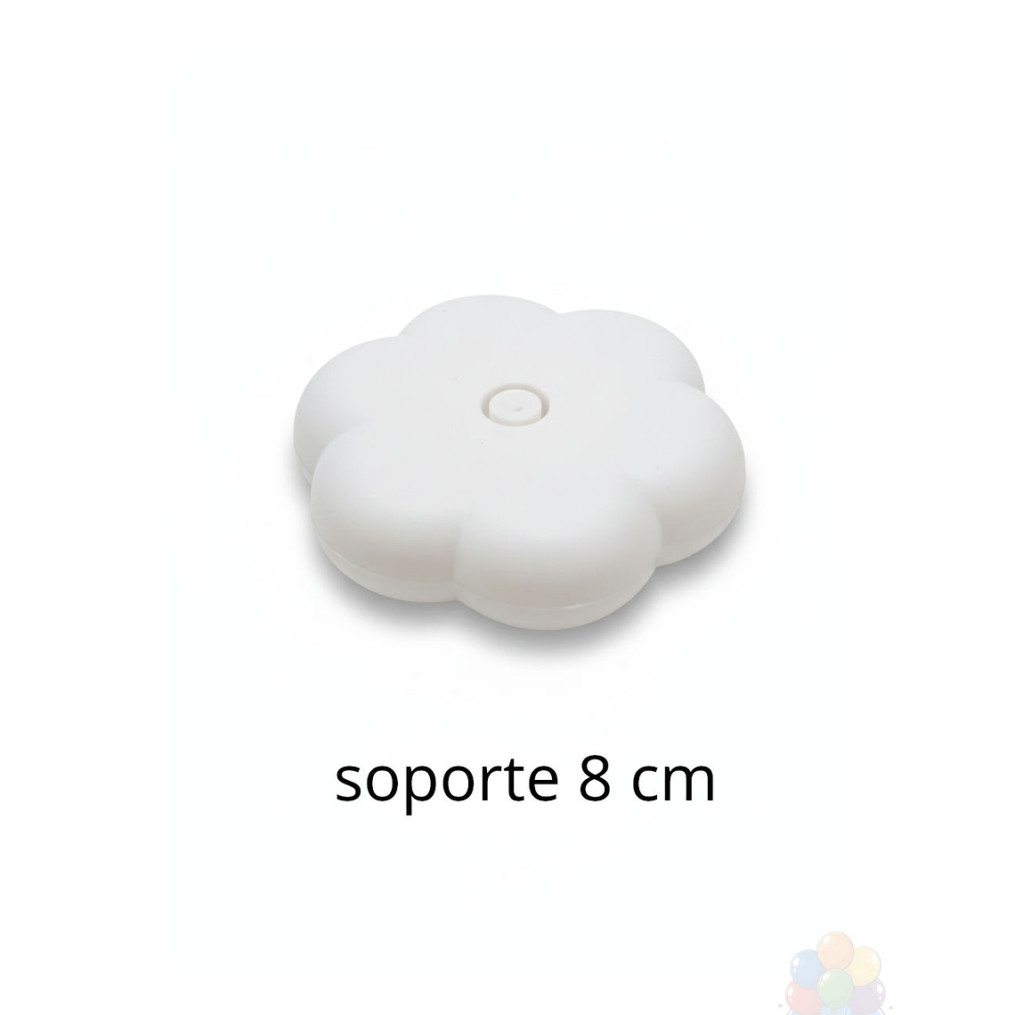 Varillas Porta globos x 3 con Base Flor  4