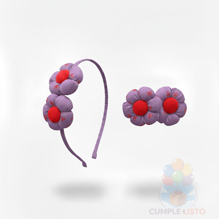 Cintillos Florales Surtidos de Tela 2