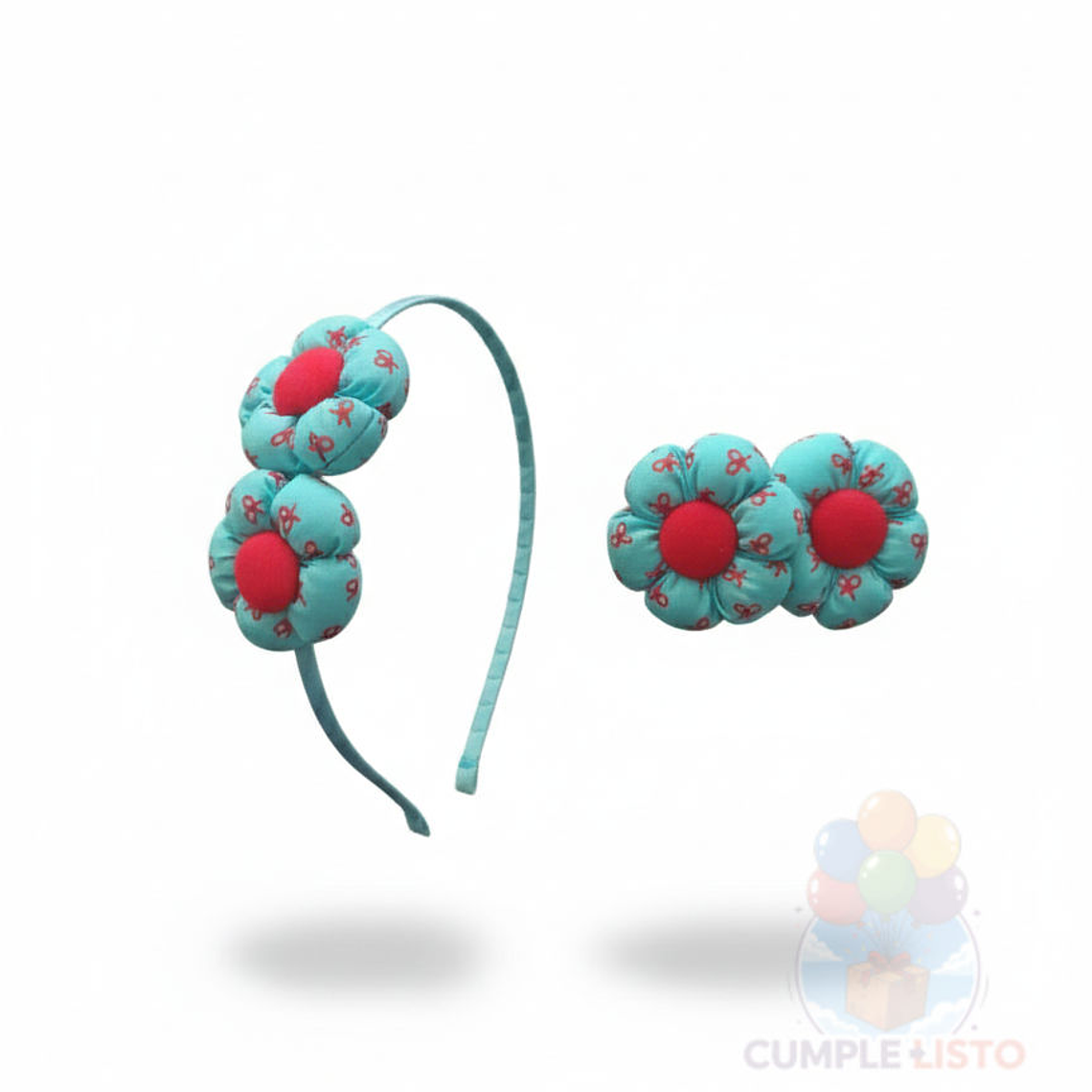 Cintillos Florales Surtidos de Tela 3