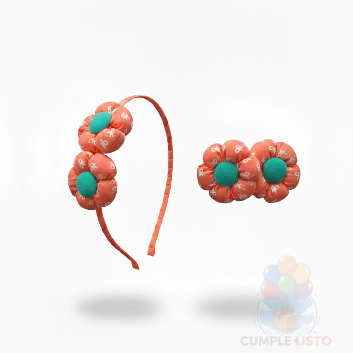 Cintillos Florales Surtidos de Tela 4