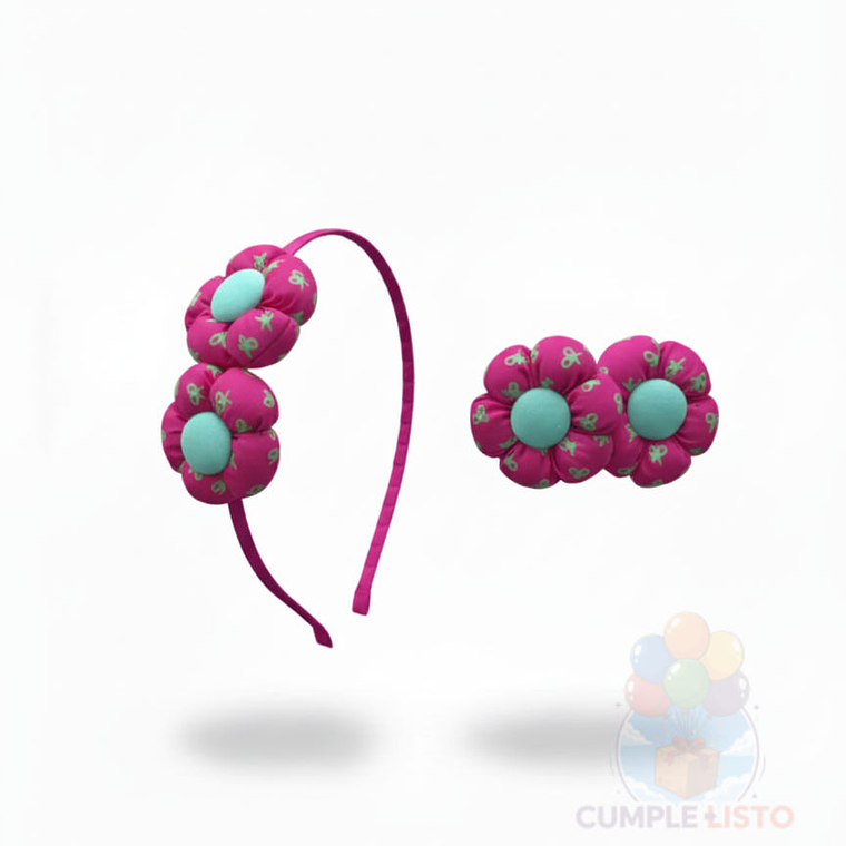 Cintillos Florales Surtidos de Tela 5