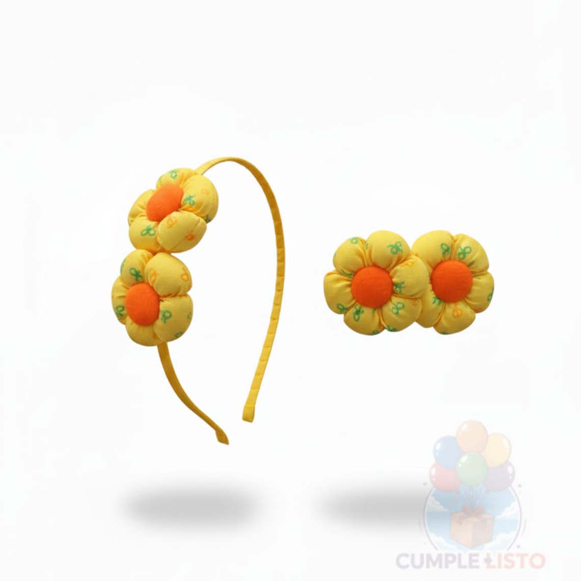 Cintillos Florales Surtidos de Tela 6