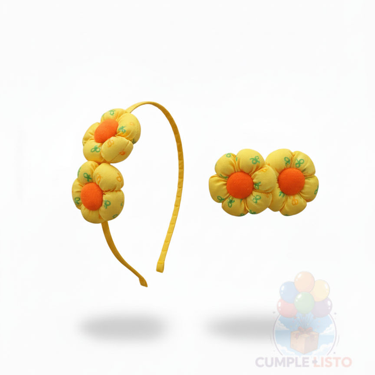 Cintillos Florales Surtidos de Tela 6