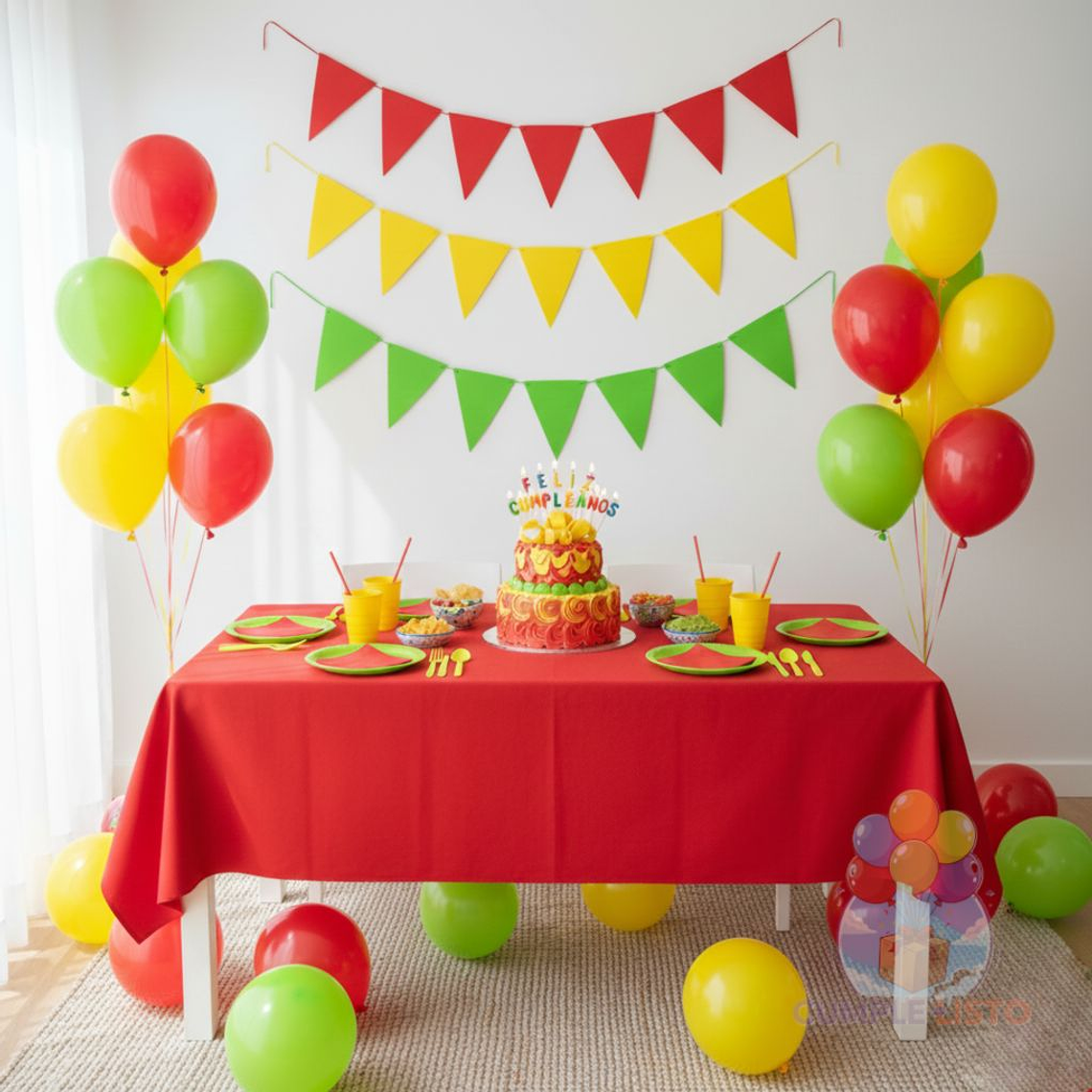 Fiesta Mexicana Rojo Amarillo 1