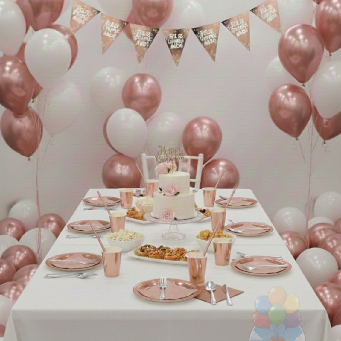 Rose Gold & White: Romántico y Chic 1